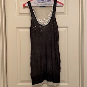 Alice + Olivia sequin overlay dress